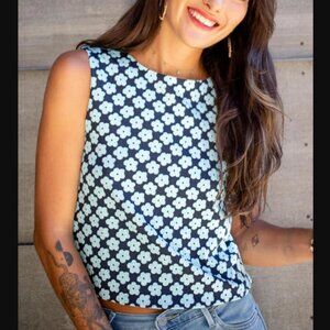 Eva Franco Anthropologie Floral Top